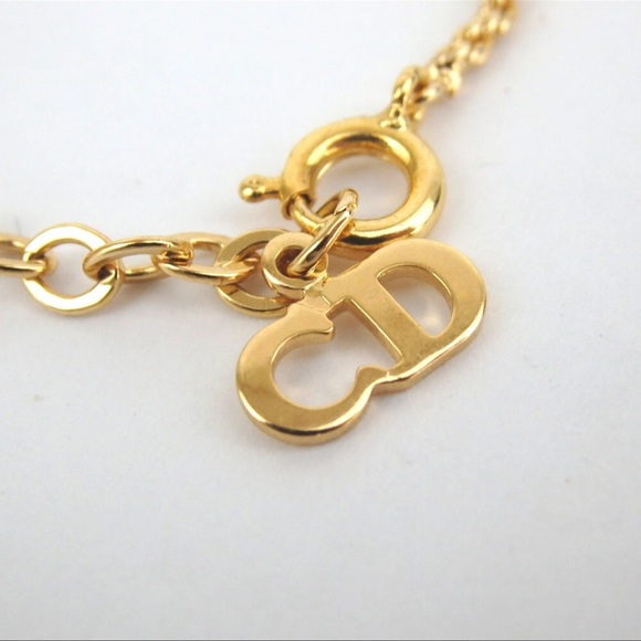 ❌SOLD❌ EUC Authentic Christian Dior Necklace with Rhinestone - Picture 5 of 6